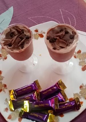 A picture of Chocalate mousse.