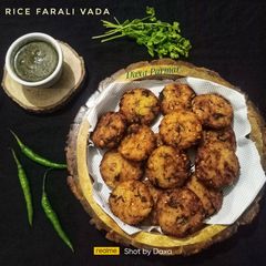 A picture of Samak Rice Farali Vada.