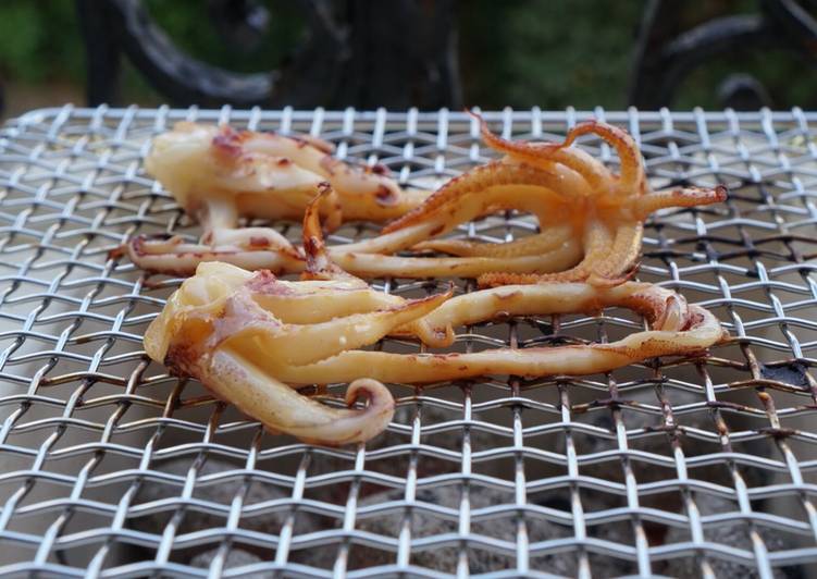 Grilled squid in Japanese taste