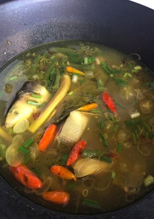 Foto resep Asem-asem Bandeng kuah kuning