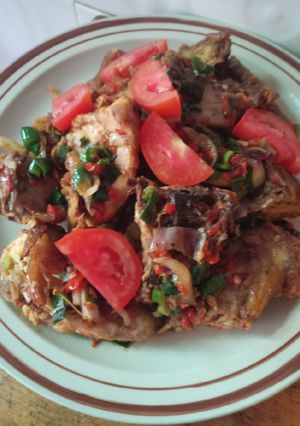 A picture of Spicy chicken.