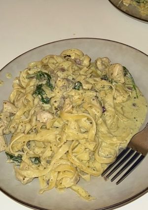A picture of Simple Pesto Pasta.