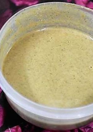 A picture of Tahini sauce recipe.