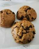 Αφράτα μπισκότα με κομματάκια σοκολάτας