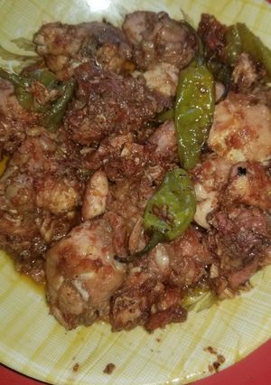 A picture of Chicken charsi karahi (very easy and tasty).
