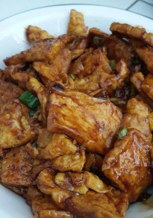 Foto resep Tumis kecap tahu telur