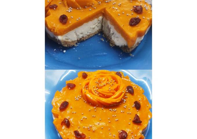 Mango cheese cake #supers