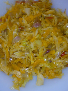 A picture of Fried cabbage.