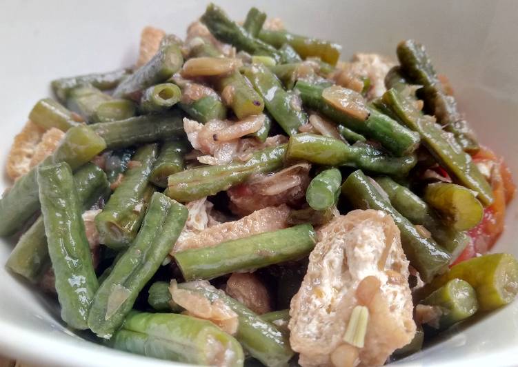 Tumis Kacang Panjang Sambal Ijo Instan