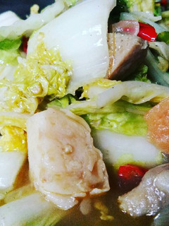 Foto resep Tumis sapi (sawi putih bakso sapi)