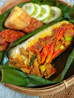 Foto resep Nasi Bakar Usus Pedas