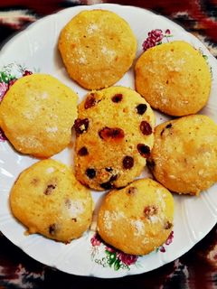 عکسی از دستور شیرینی کشمشی(بدون فر)