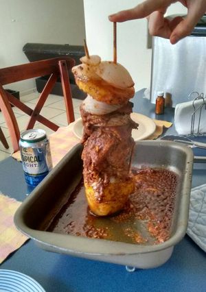 A picture of Tacos al Pastor.