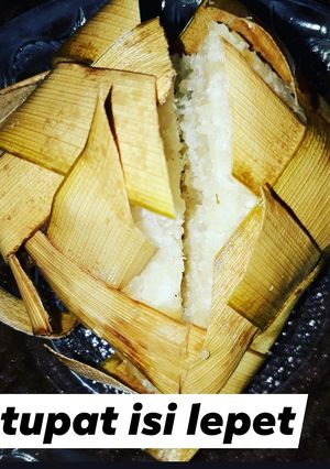 Foto resep Ketupat isi lepet😘