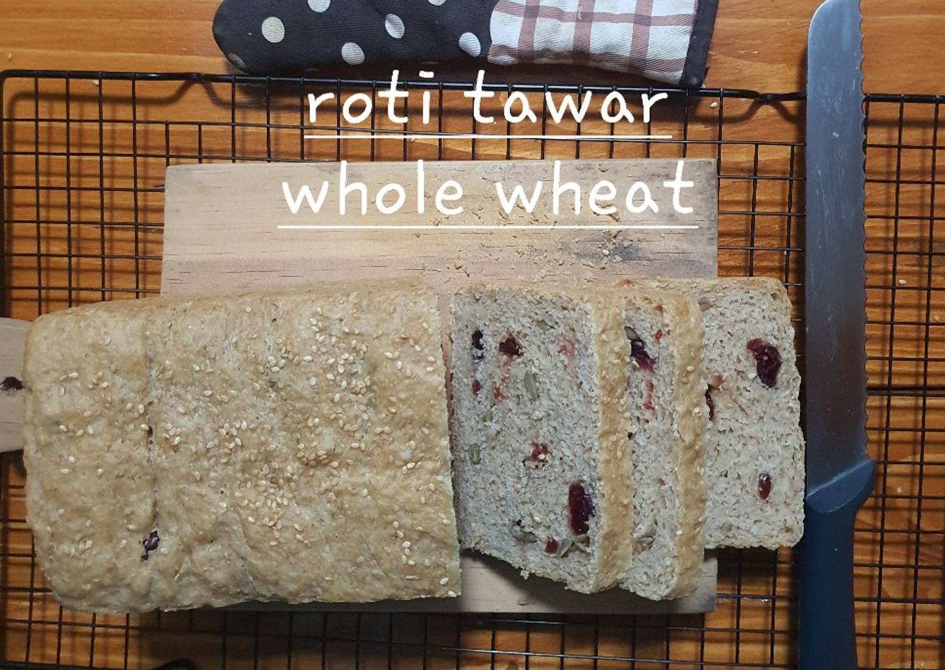 Roti tawar whole wheat #2