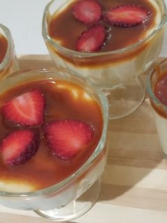 صورة لوصفة تحلية بالكراميل