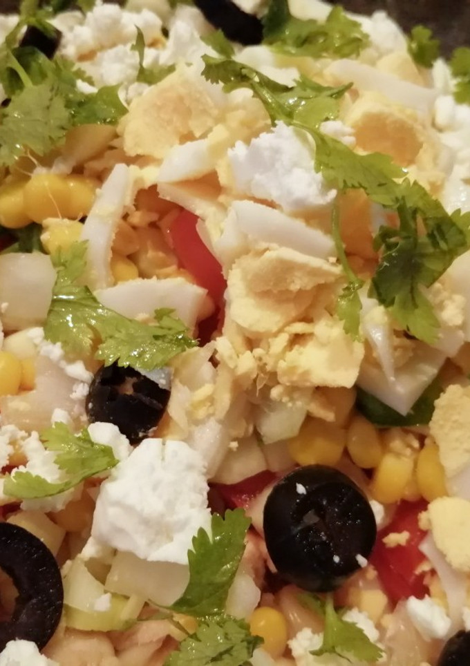 Una foto de Judías blancas en ensalada