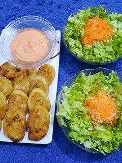 Foto resep Chicken Egg Roll with Simple Salad