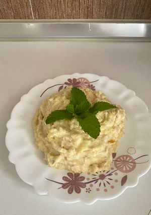 عکسی از دستور پوره سیب زمینی با مرغ و سس:)
