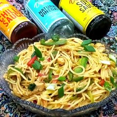 A picture of Chicken chow mein.