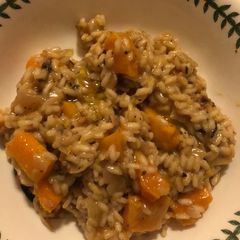 A picture of Pumpkin Risotto.
