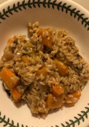 A picture of Pumpkin Risotto.