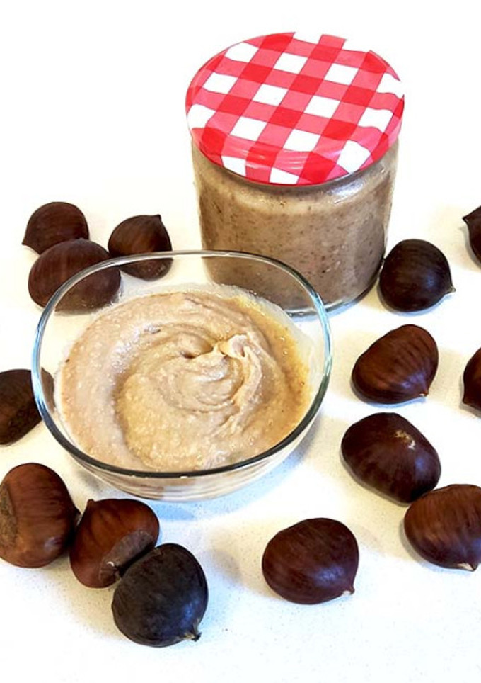 Una foto de Crema de castañas dulce