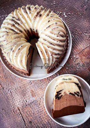 Foto resep Puding Susu Oreo Milo Coklat