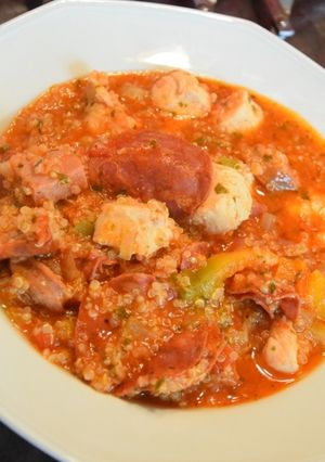 Une photo de Jambalaya au quinoa (IG bas)