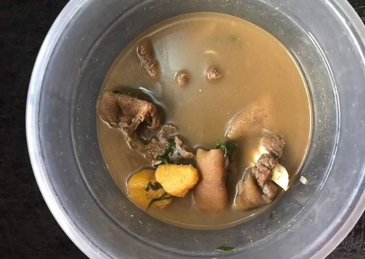 Steps to Prepare Quick Goat Meat Peppersoup