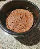 Mug cake de chocolate amargo y avena (proteico fitness)