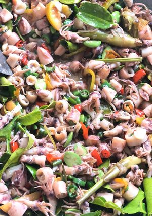 Foto resep Cumi Asin Pelangi