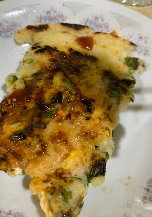 粉漿蛋餅 的食譜成品照片