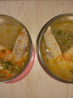 Foto resep MPASI 1+ SUP SAYAP AYAM TOFU