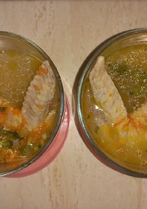 Foto resep MPASI 1+ SUP SAYAP AYAM TOFU