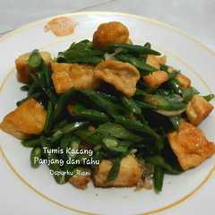 79. Tumis Kacang Panjang dan Tahu-レシピのメイン写真