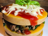 Hiper Hamburguesa sin harina !!!