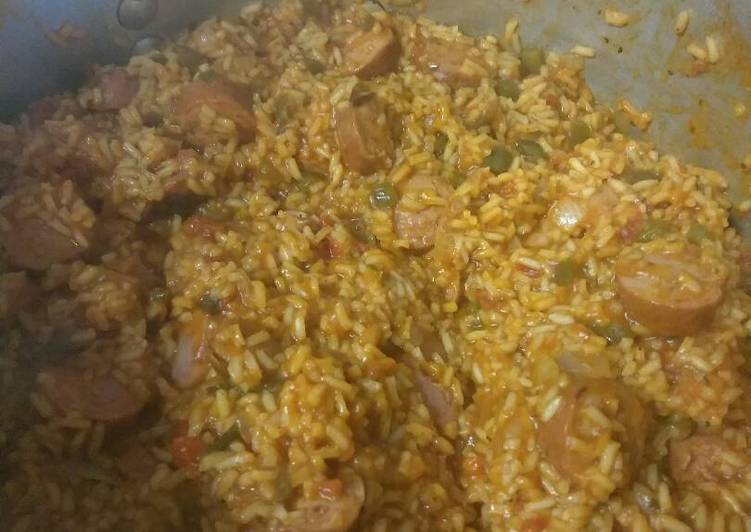 Step-by-Step Guide to Prepare Homemade Sausage jambalaya