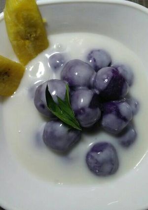 Foto resep Ubi ungu kuah santan