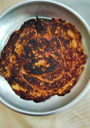 A picture of Besan chilla.