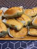 Miniplumcake allo yogurt con confettura di pesca
