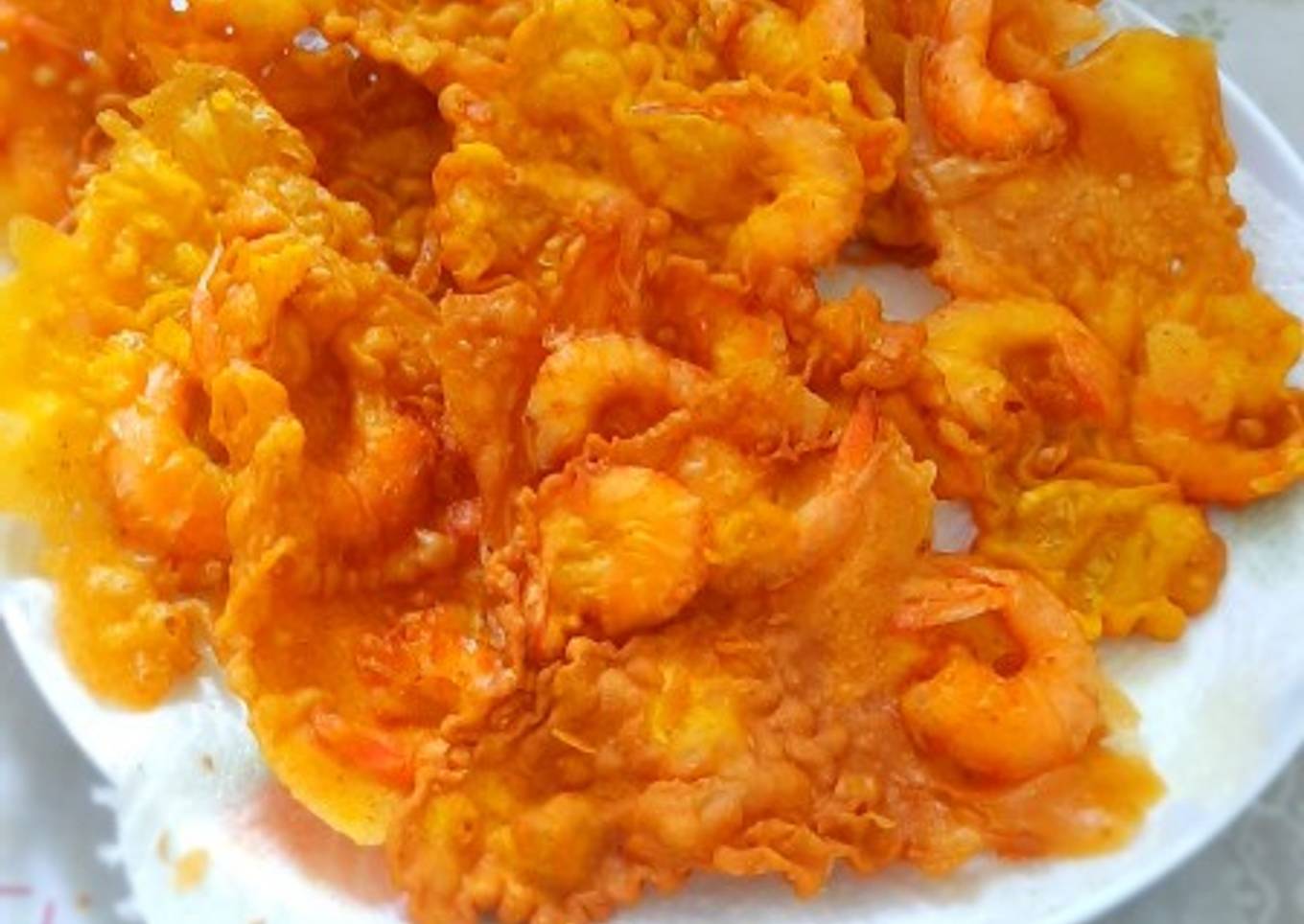 Peyek Udang simple