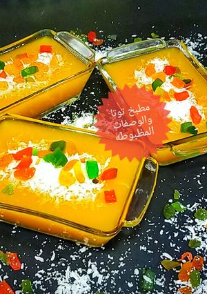 صورة لوصفة المشمشيه او مهلبيه المشمش