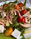 Салат з копченою куркою й ананасами (другий варіант)