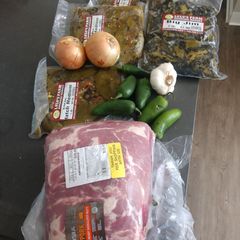 A picture of Mateo's Pork Green Chile.