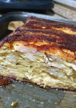 Őzgerincben sült csirkemell recept fotója
