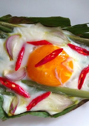 Foto resep Singgang Talua (telur mata sapi bakar)