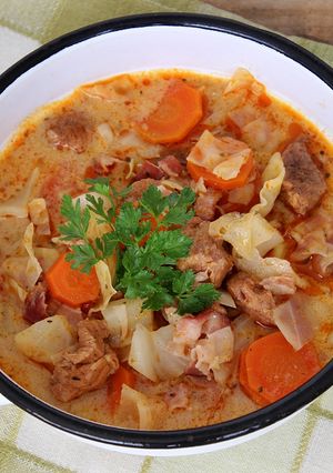 Tejfölös káposztaleves recept fotója