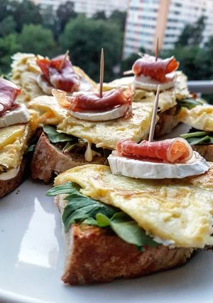 Una foto de Pincho de tortilla