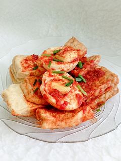 Foto resep Tahu Tempe Telur Siram Sambal